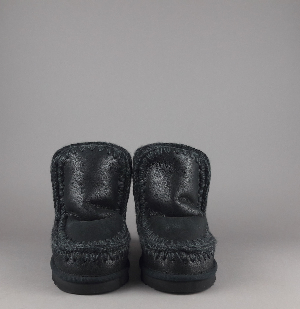 Mou Eskimo 18 Donna Montone Metal Cracked Nero