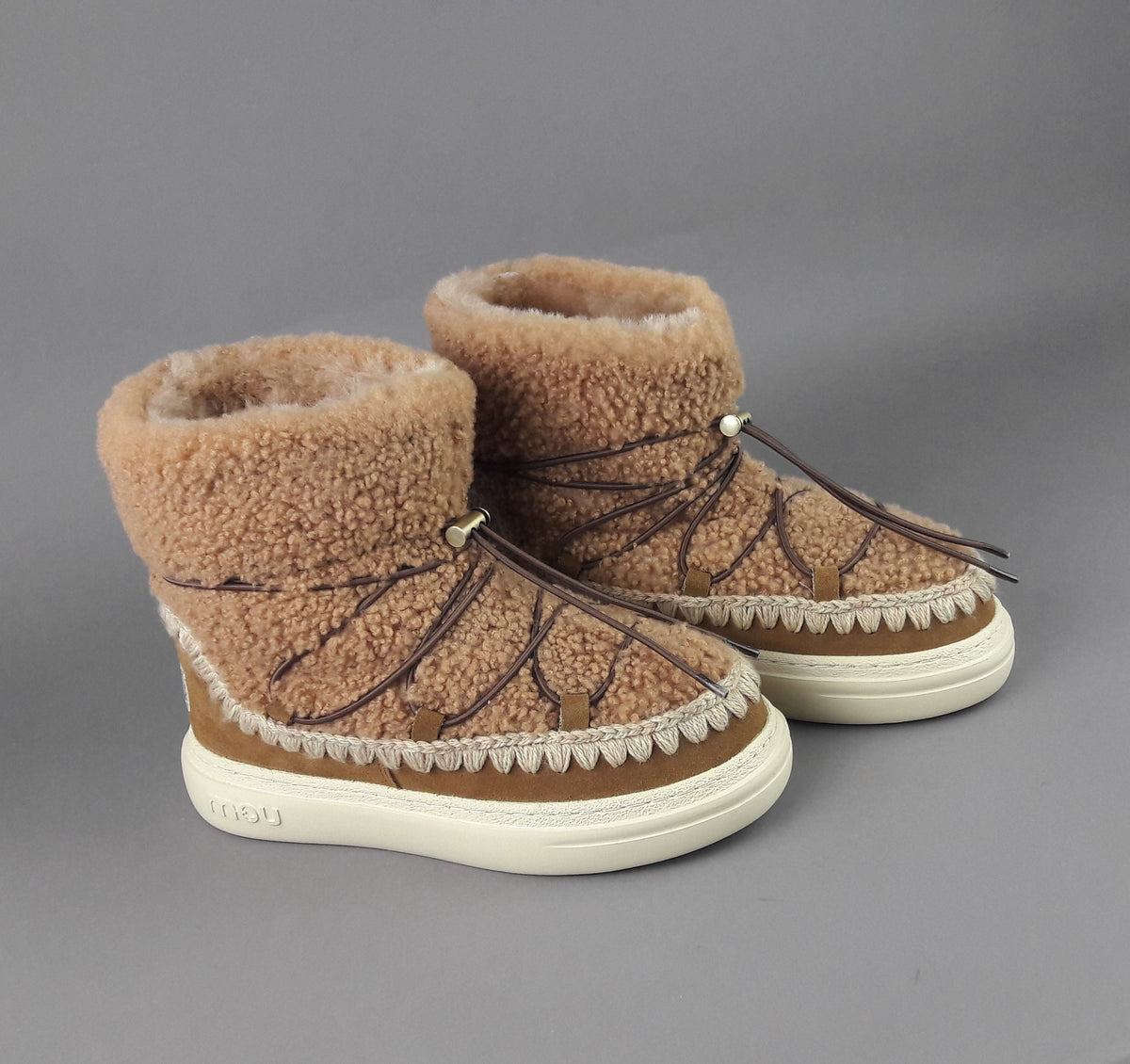 Mou Eskimo 18 Sneakers Bold Donna Montone Double-Face Marrone Chiaro