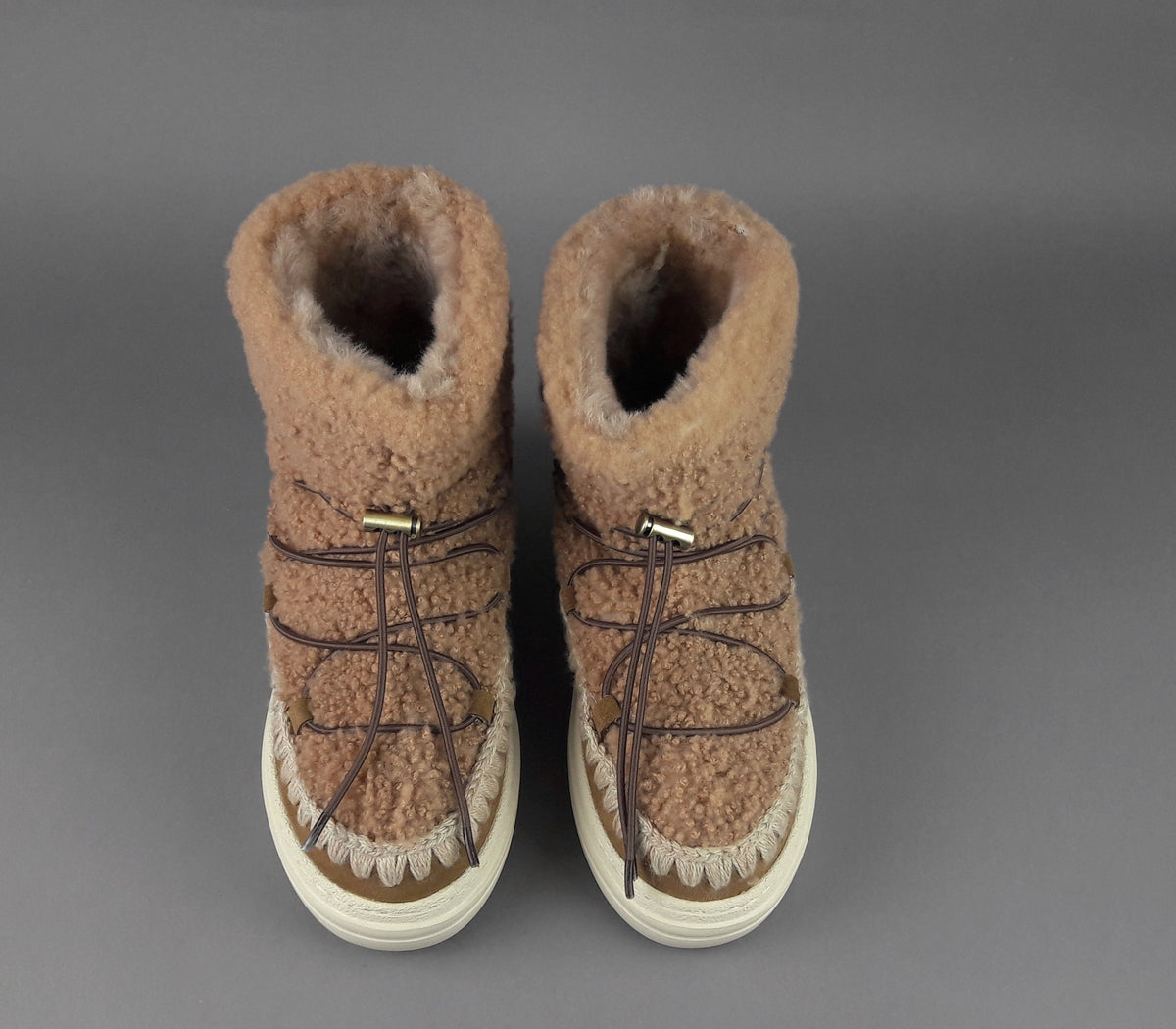 Mou Eskimo 18 Sneakers Bold Donna Montone Double-Face Marrone Chiaro