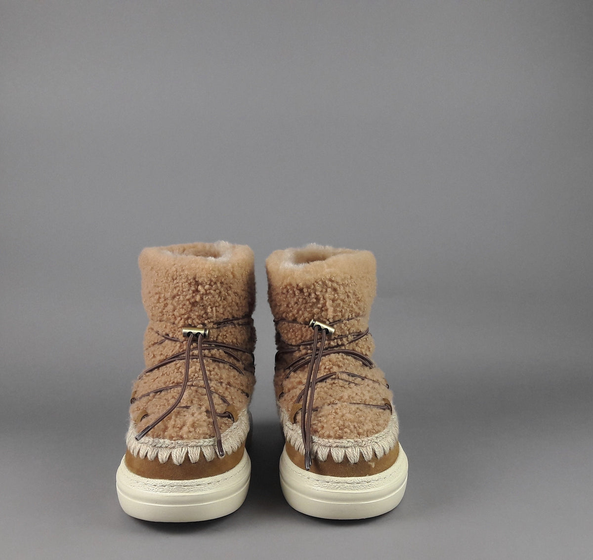 Mou Eskimo 18 Sneakers Bold Donna Montone Double-Face Marrone Chiaro