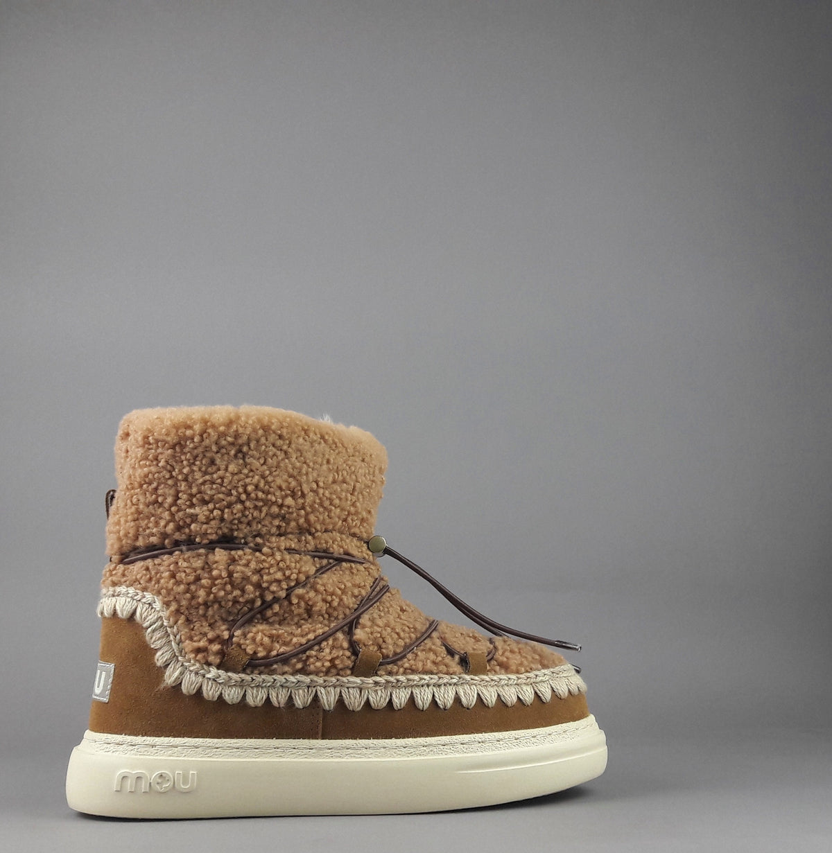 Mou Eskimo 18 Sneakers Bold Donna Montone Double-Face Marrone Chiaro