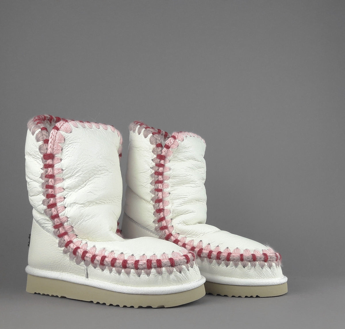Mou Eskimo 24 Donna Montone Double-Face Bianco