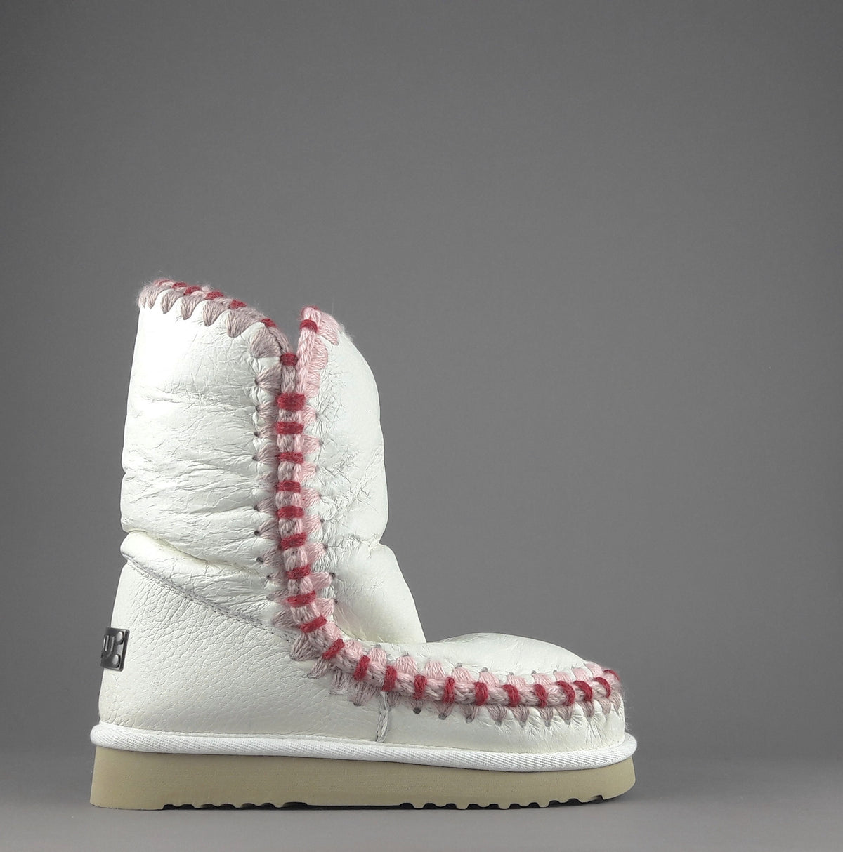 Mou Eskimo 24 Donna Montone Double-Face Bianco