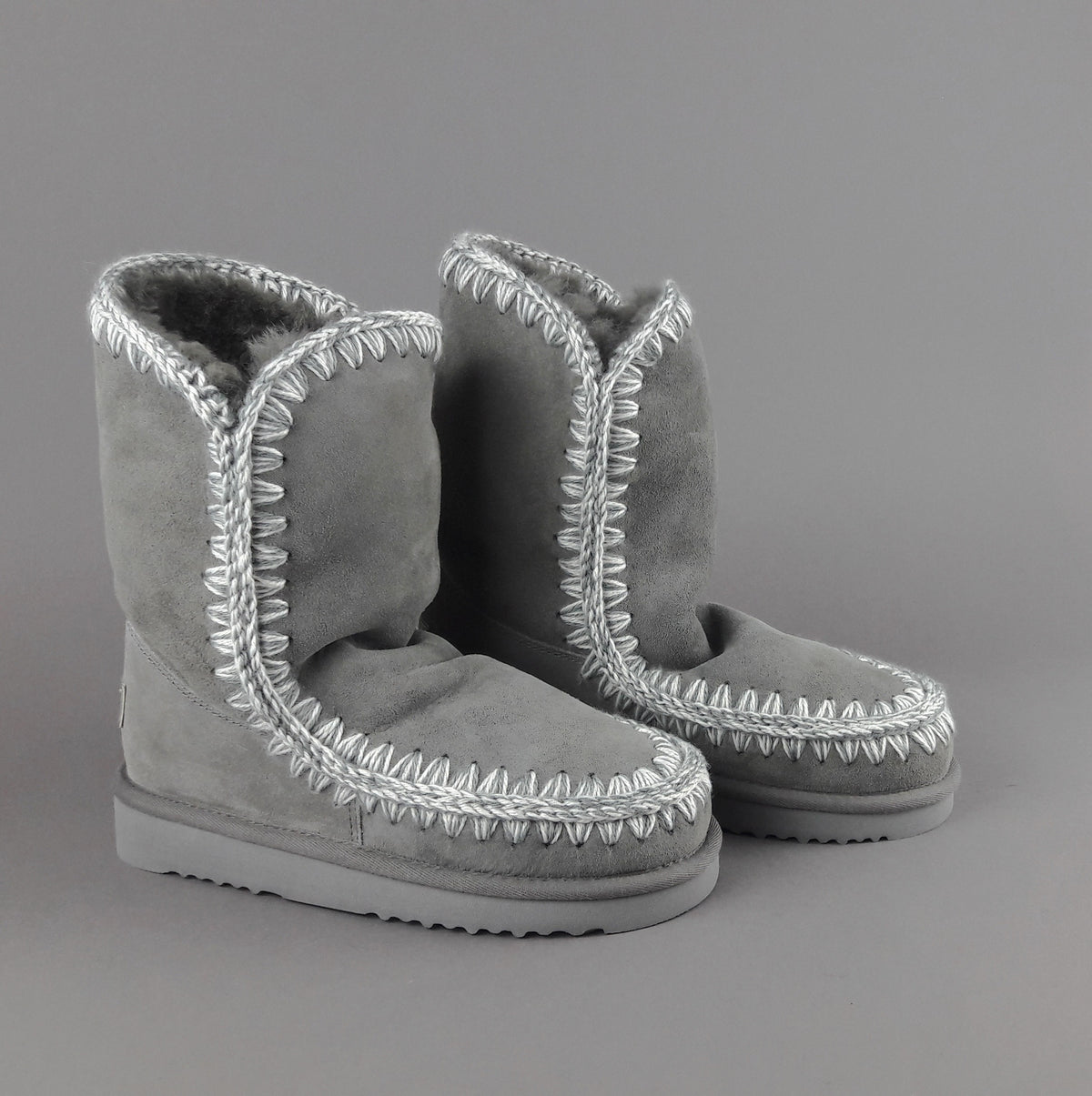 Mou Eskimo 24 Donna Montone Double-Face Grigio