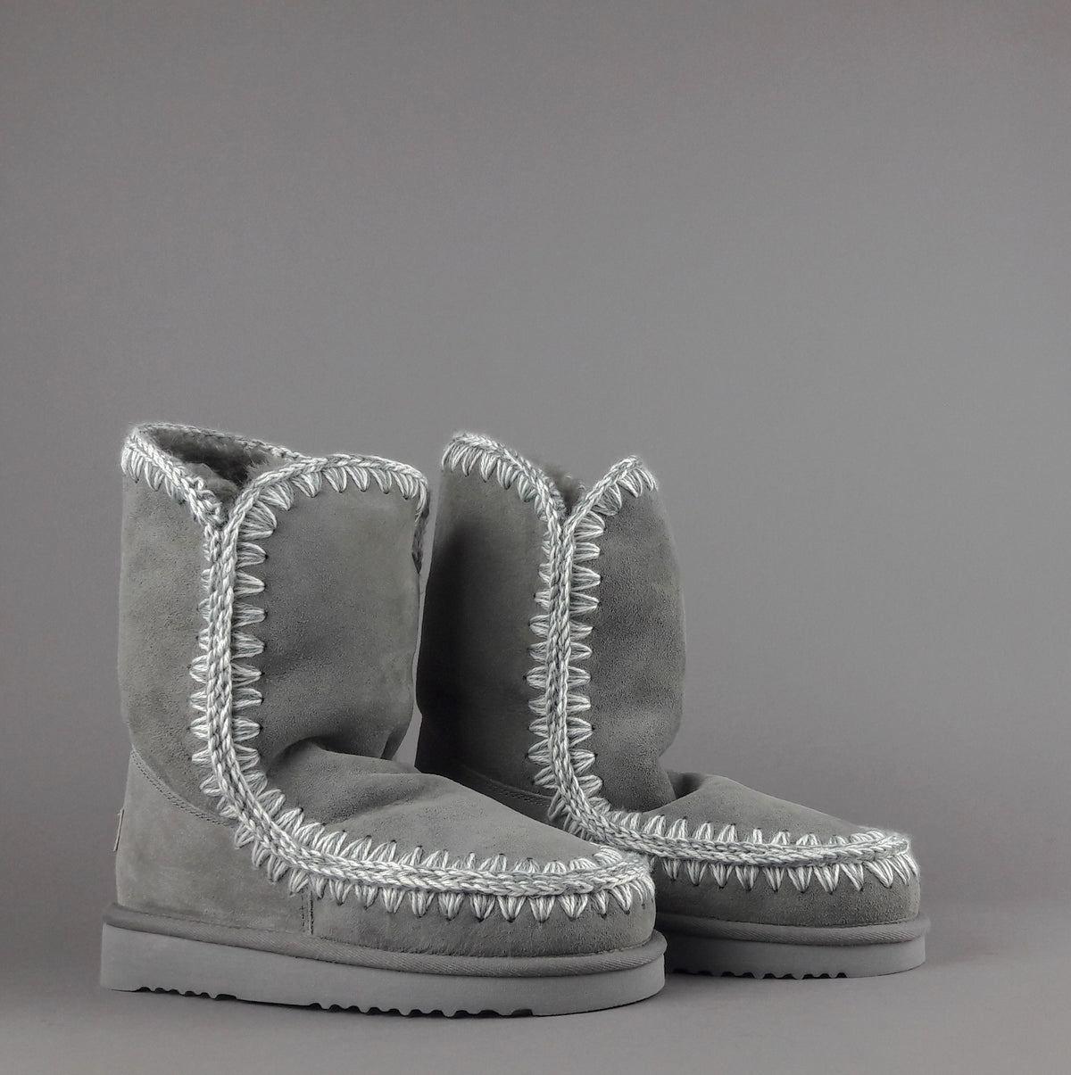 Mou Eskimo 24 Donna Montone Double-Face Grigio
