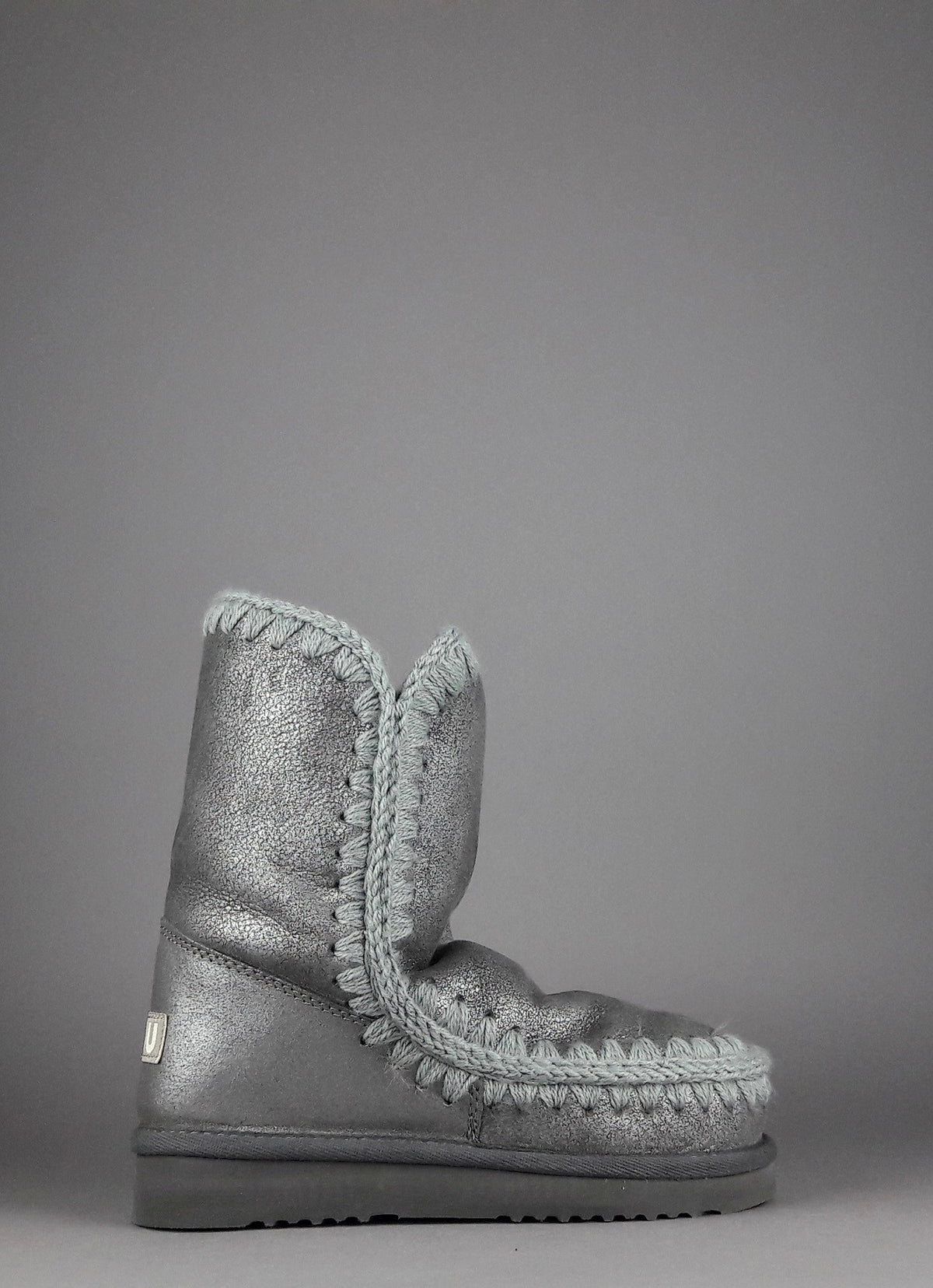 Mou Eskimo 24 Donna Montone Double-Face Grigio Scuro Metal