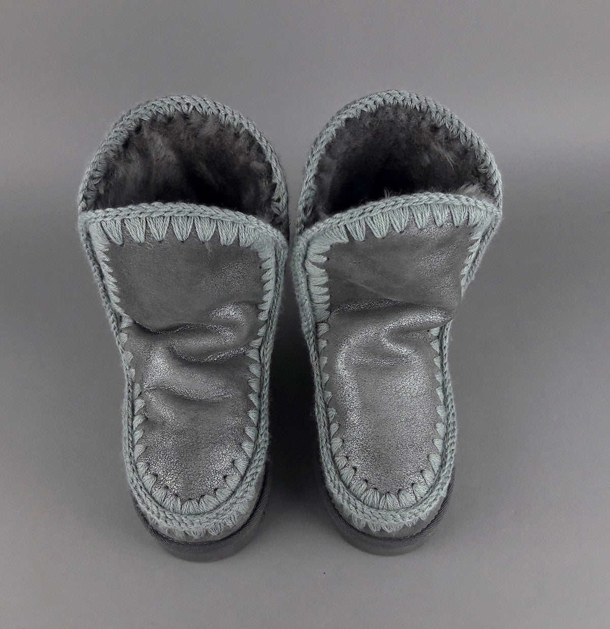 Mou Eskimo 24 Donna Montone Double-Face Grigio Scuro Metal