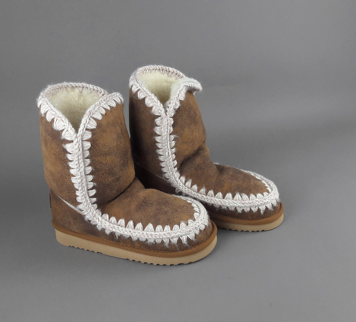 Mou Eskimo 24 Donna Montone Double-Face Marrone