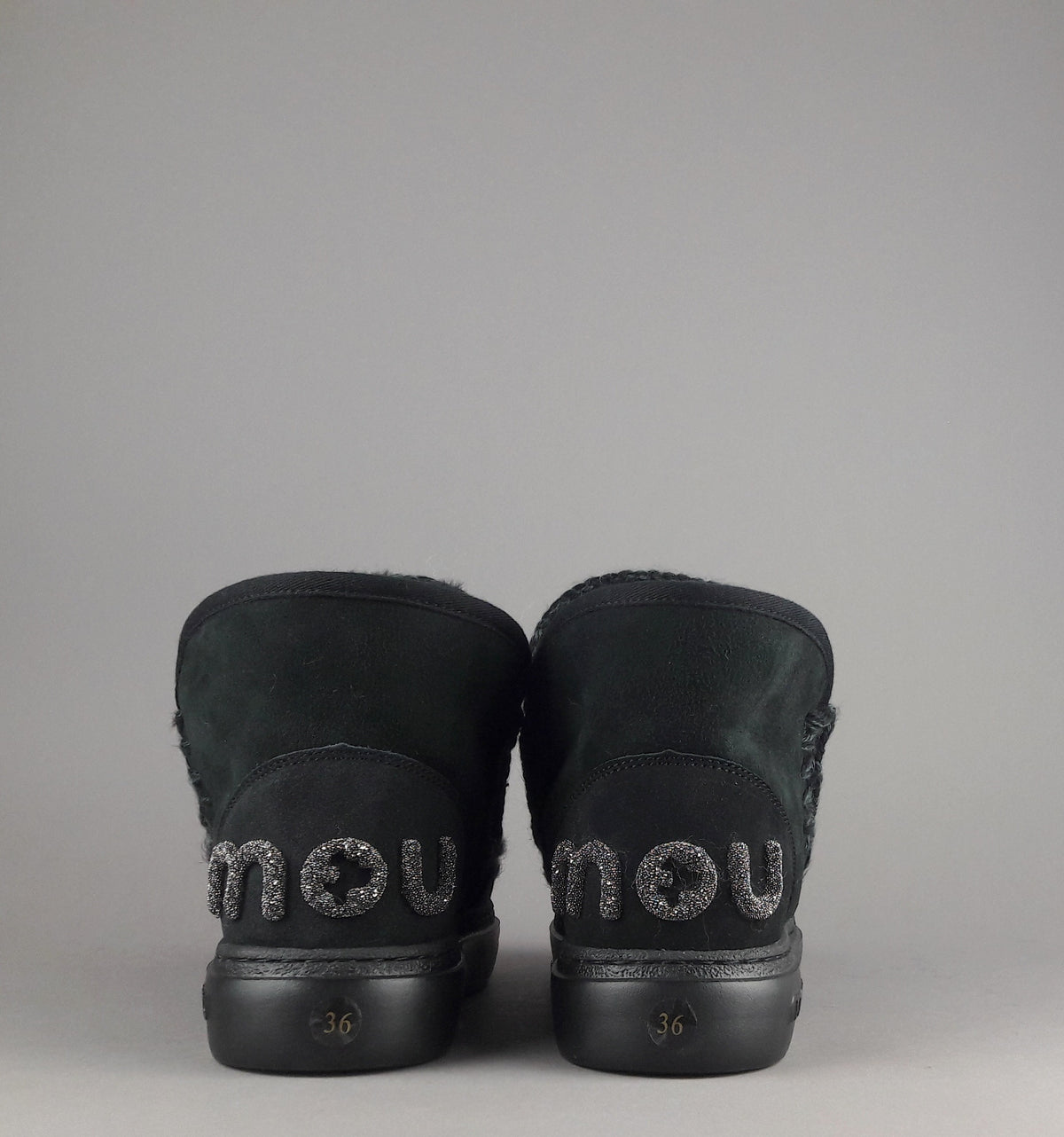 Mou Eskimo Sneakers Bold Donna Montone Double-Face Nero