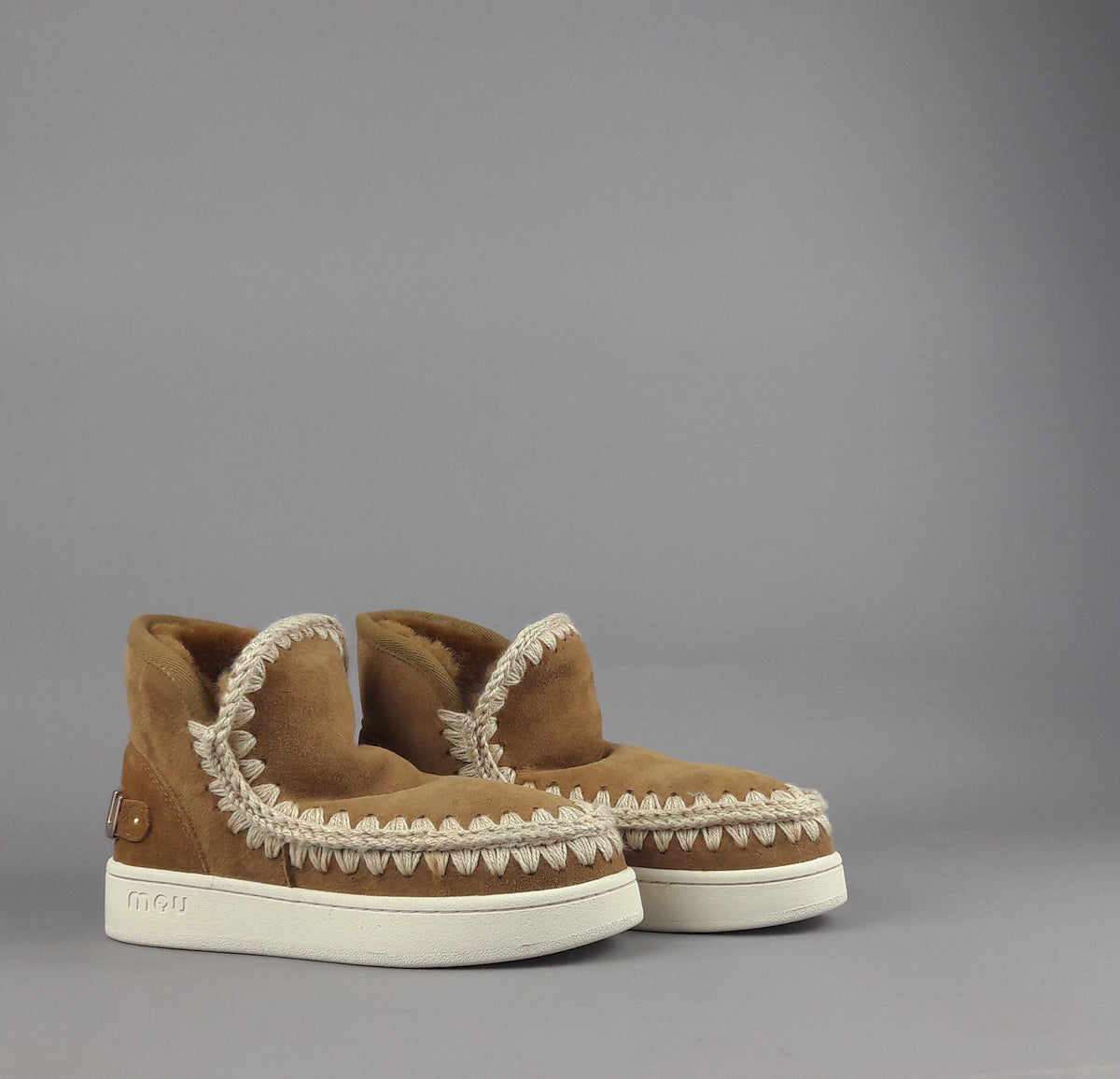 Mou Eskimo Sneakers Donna Montone Marrone Chiaro