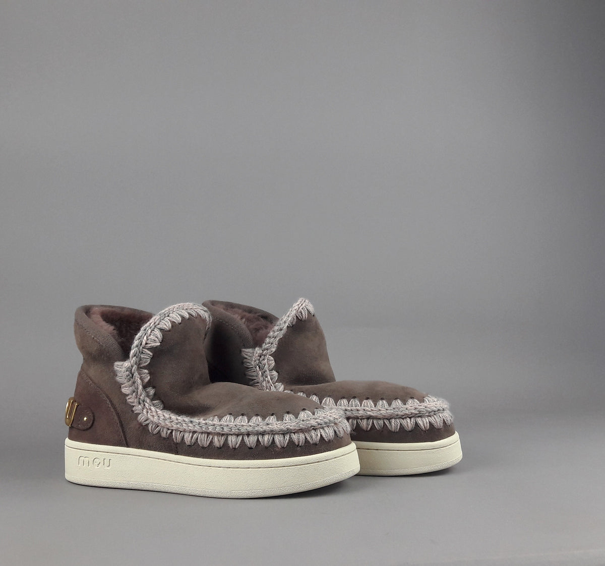 Mou Eskimo Sneakers Donna Montone Marrone Scuro