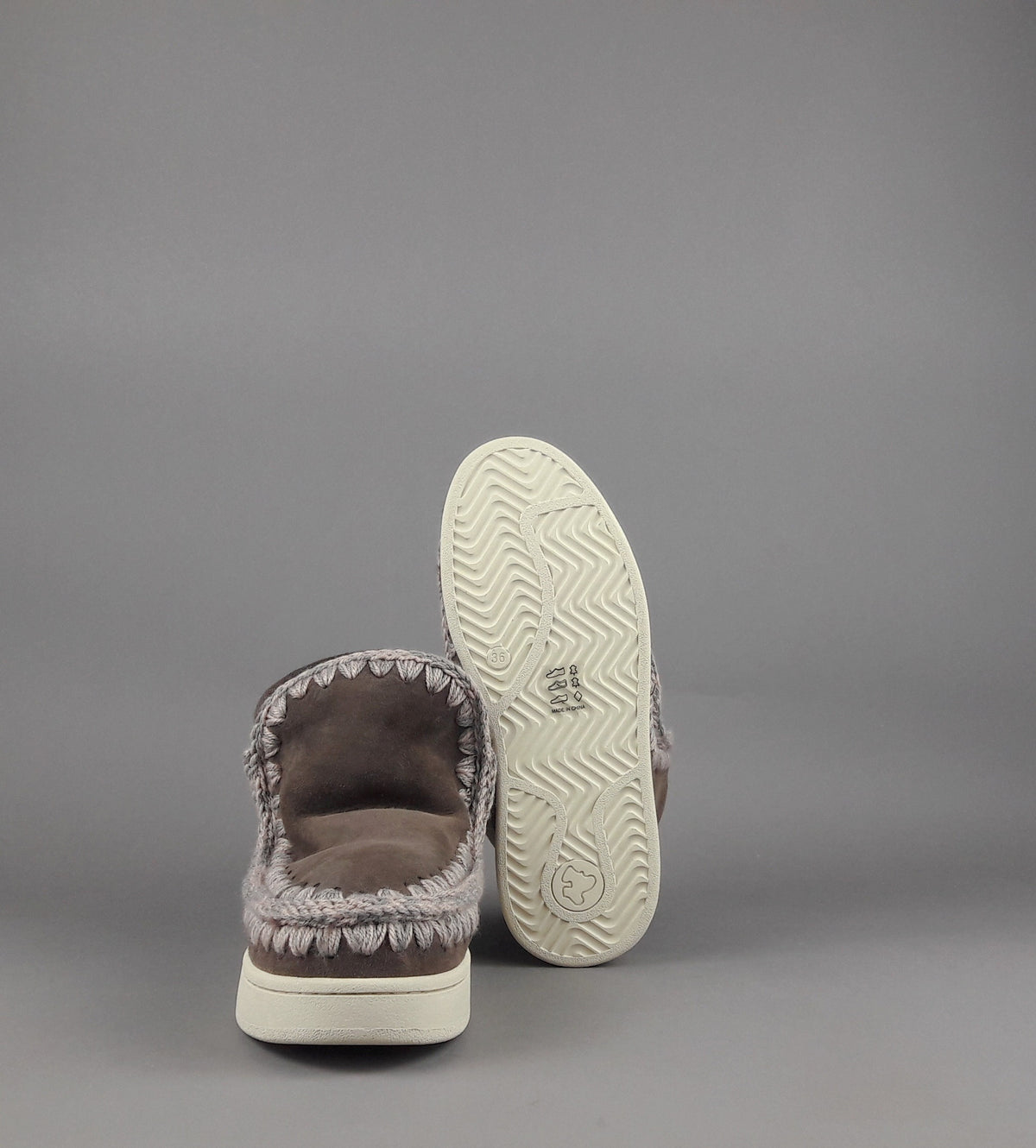Mou Eskimo Sneakers Donna Montone Marrone Scuro
