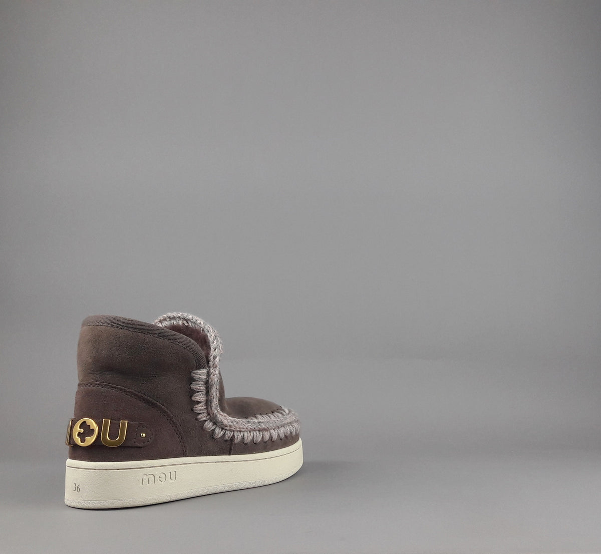 Mou Eskimo Sneakers Donna Montone Marrone Scuro