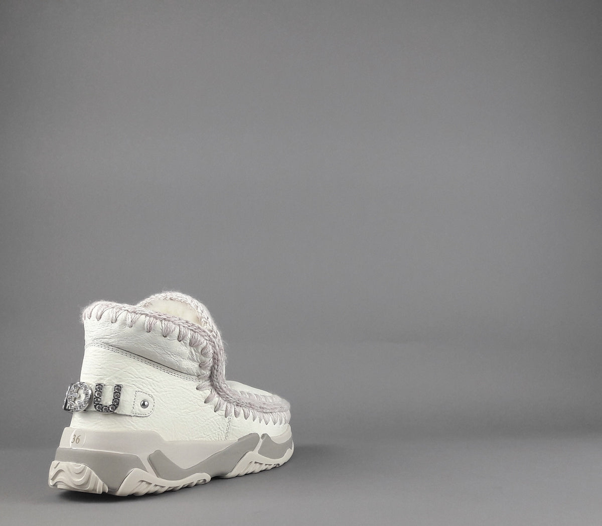 Mou Eskimo Trainer Donna Montone Bianco Opaco