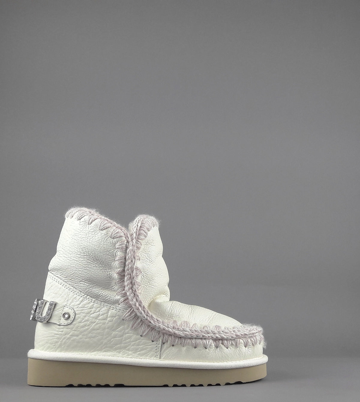 Mou Eskimo 18 Donna Montone Double-Face Bianco