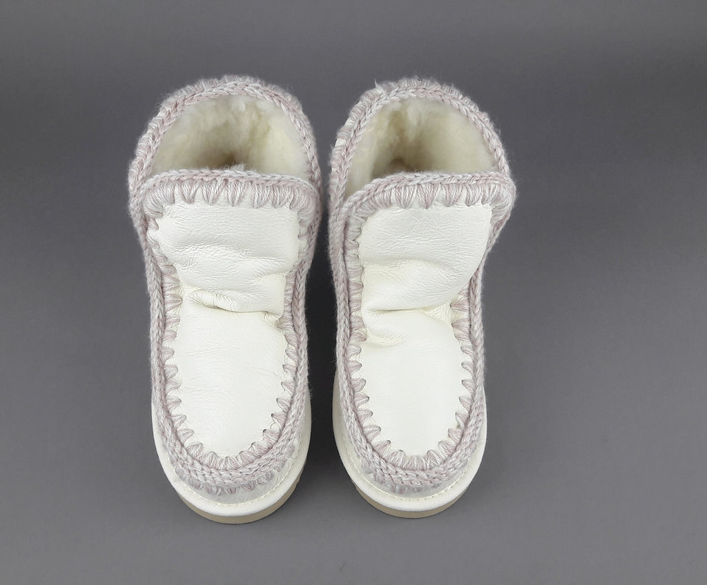 Mou Eskimo 18 Donna Montone Double-Face Bianco