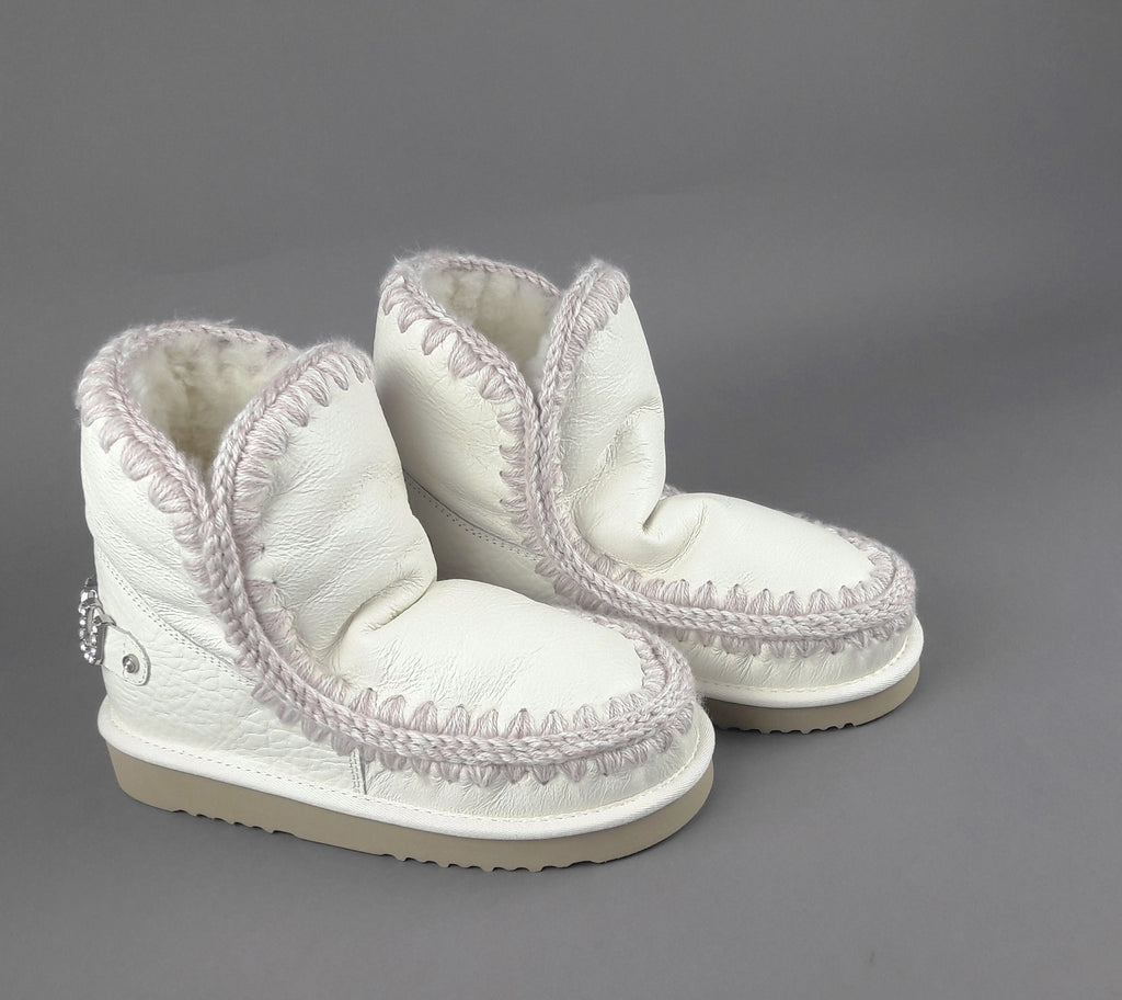 Mou Eskimo 18 Donna Montone Double-Face Bianco
