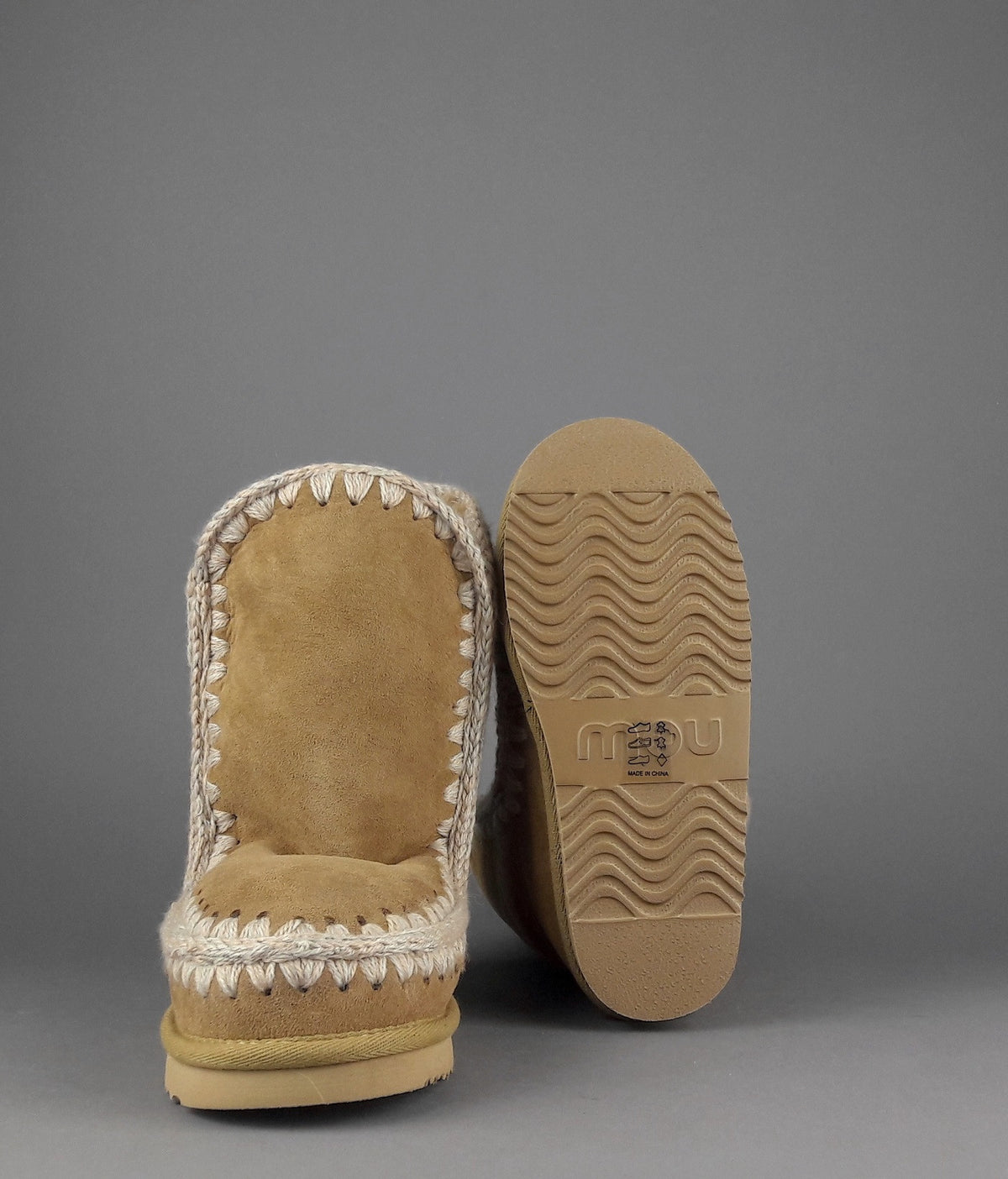 Mou Eskimo 24 Donna Montone Double-Face Marrone Chiaro