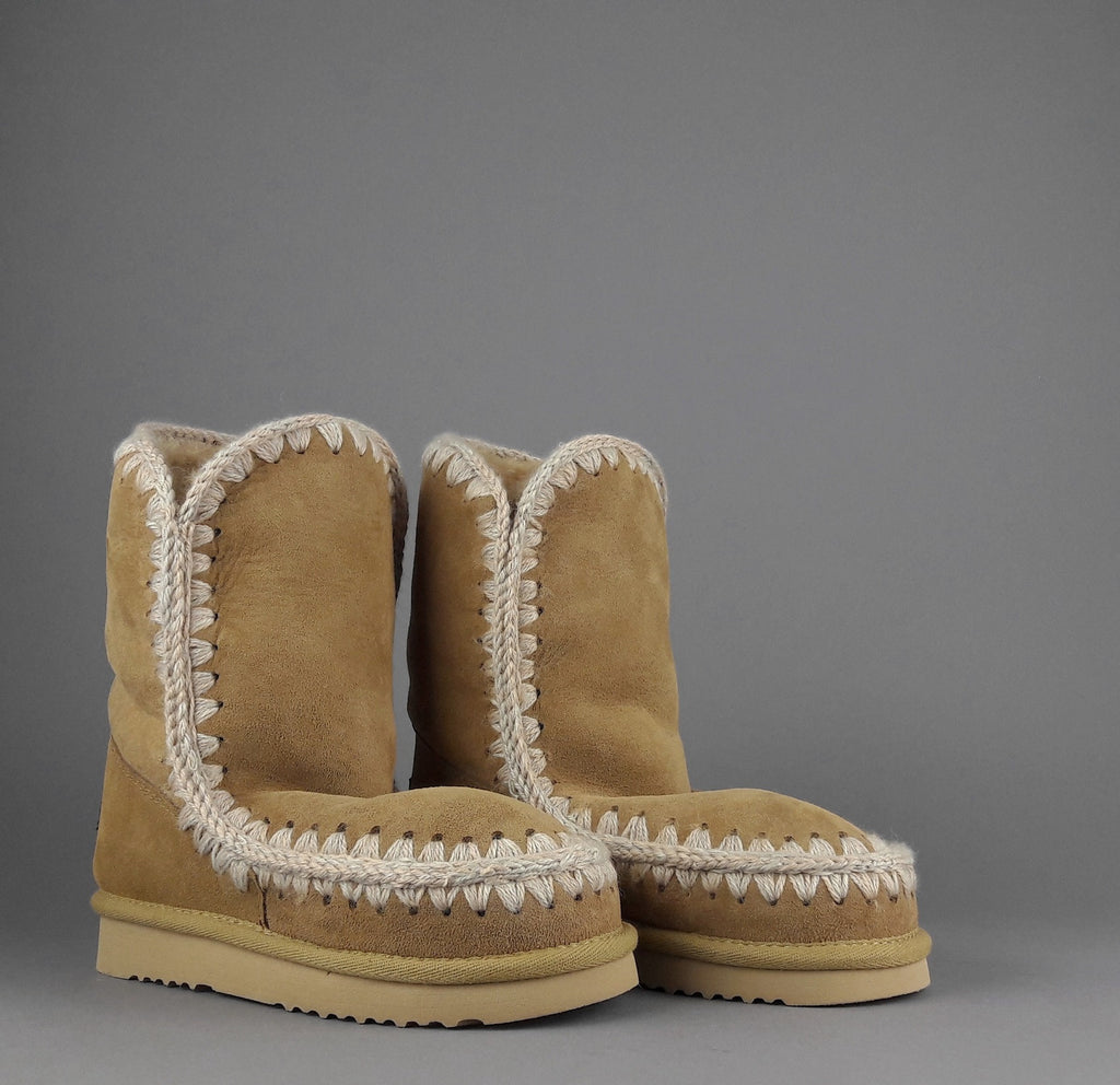 Mou Eskimo 24 Donna Montone Double-Face Marrone Chiaro