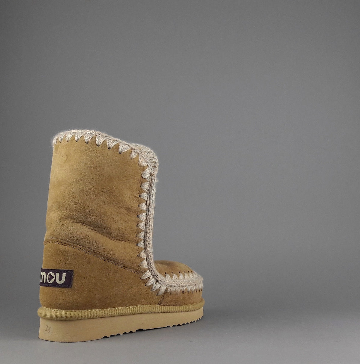 Mou Eskimo 24 Donna Montone Double-Face Marrone Chiaro