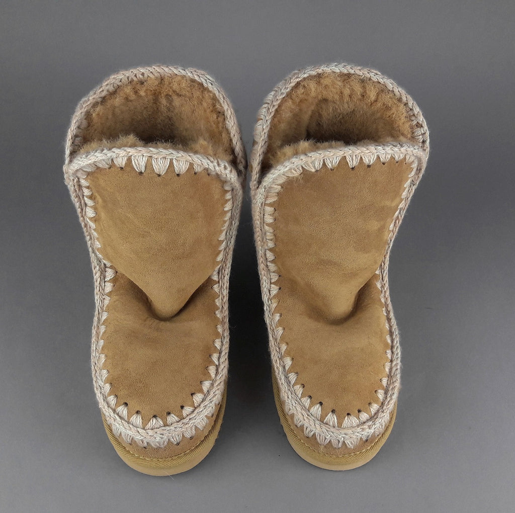 Mou Eskimo 24 Donna Montone Double-Face Marrone Chiaro