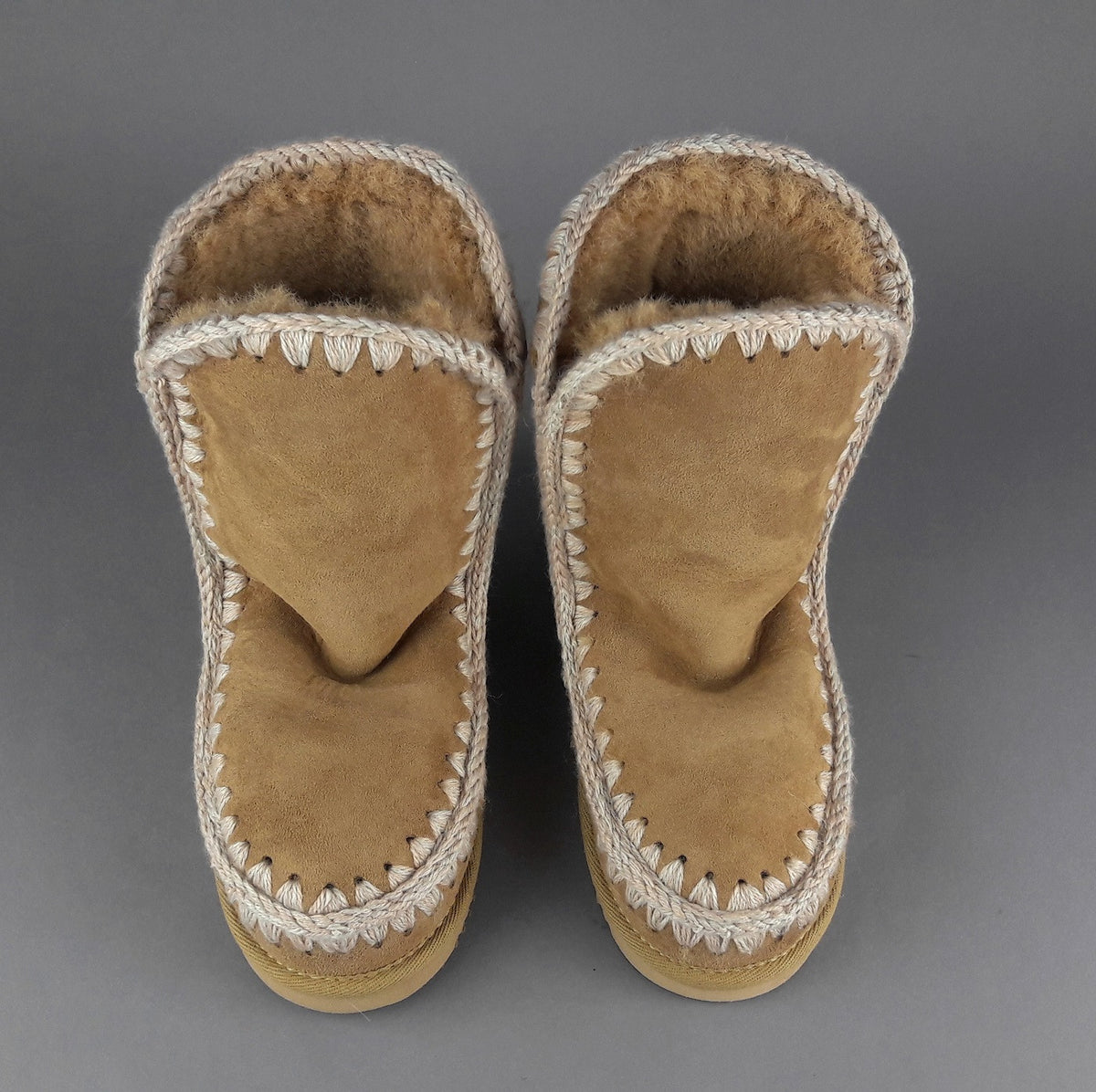 Mou Eskimo 24 Donna Montone Double-Face Marrone Chiaro