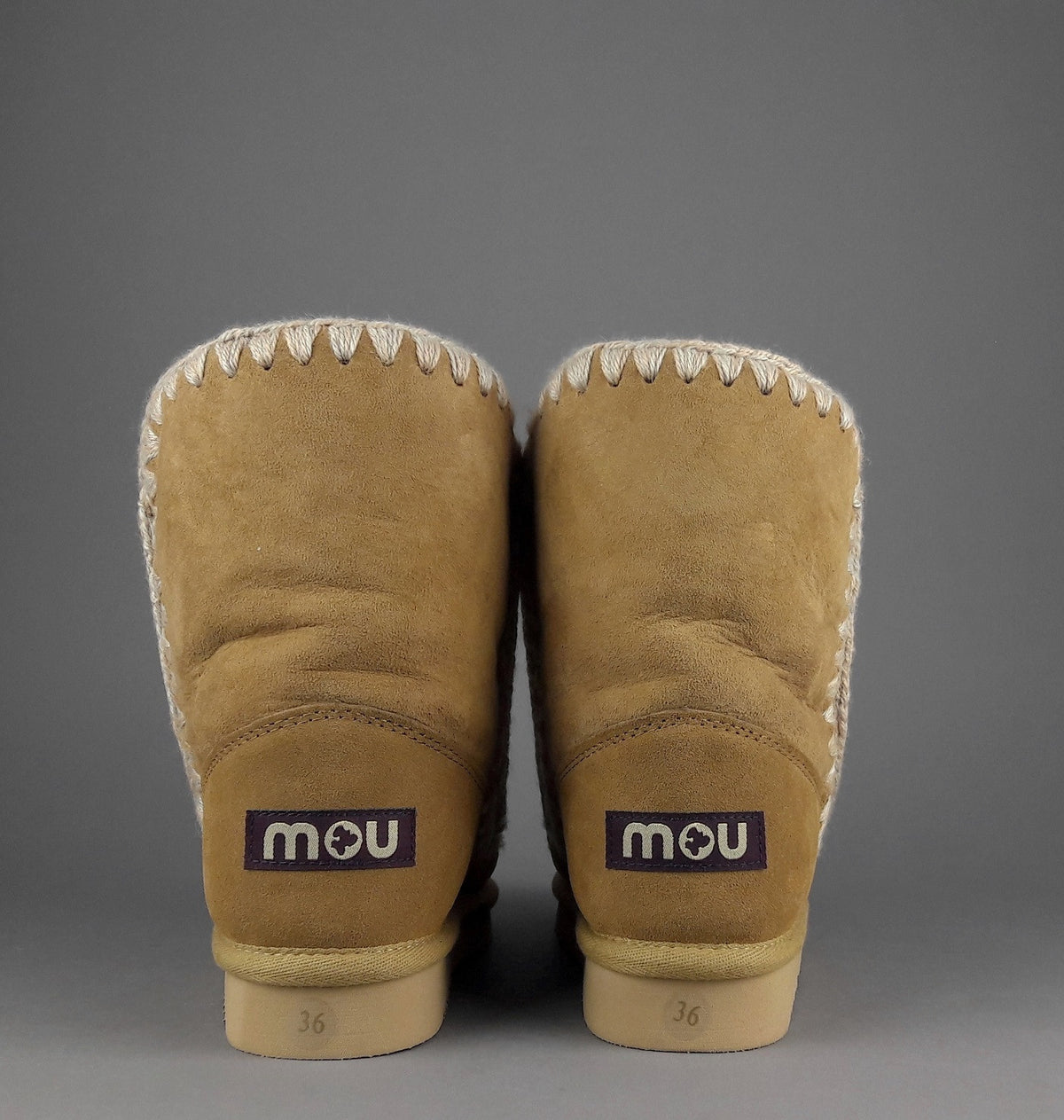 Mou Eskimo 24 Donna Montone Double-Face Marrone Chiaro