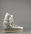 Mou Eskimo 24 Donna Montone Double-Face Metal Cracked Grigio Chiaro
