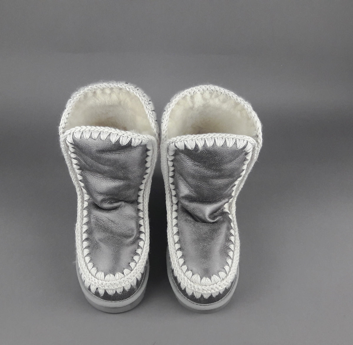 Mou Eskimo 24 Donna Montone Double-Face Metal Vintage Grigio