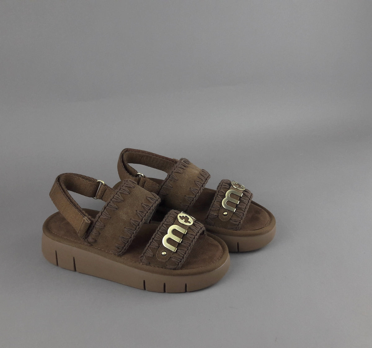 Mou Sandalo Donna Bounce Camoscio Marrone