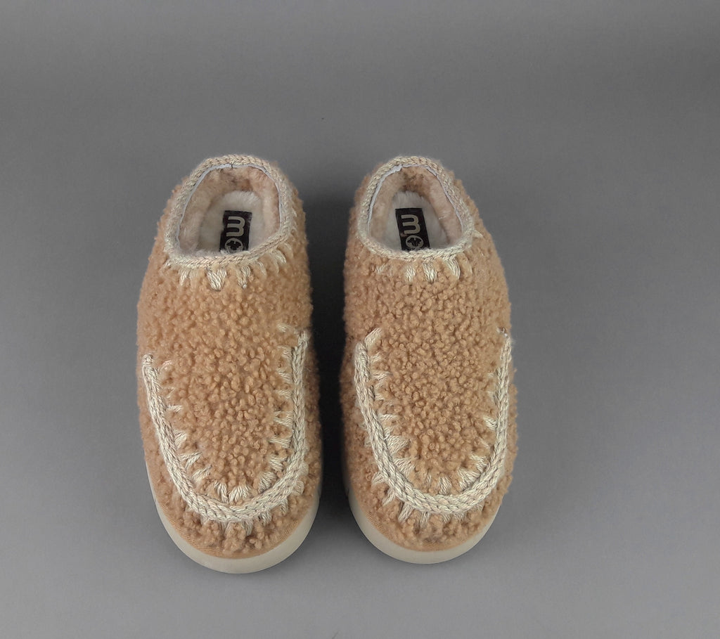 Mou Slipper Eskimo Bounce Donna Montone Effetto Bear Marrone Chiaro