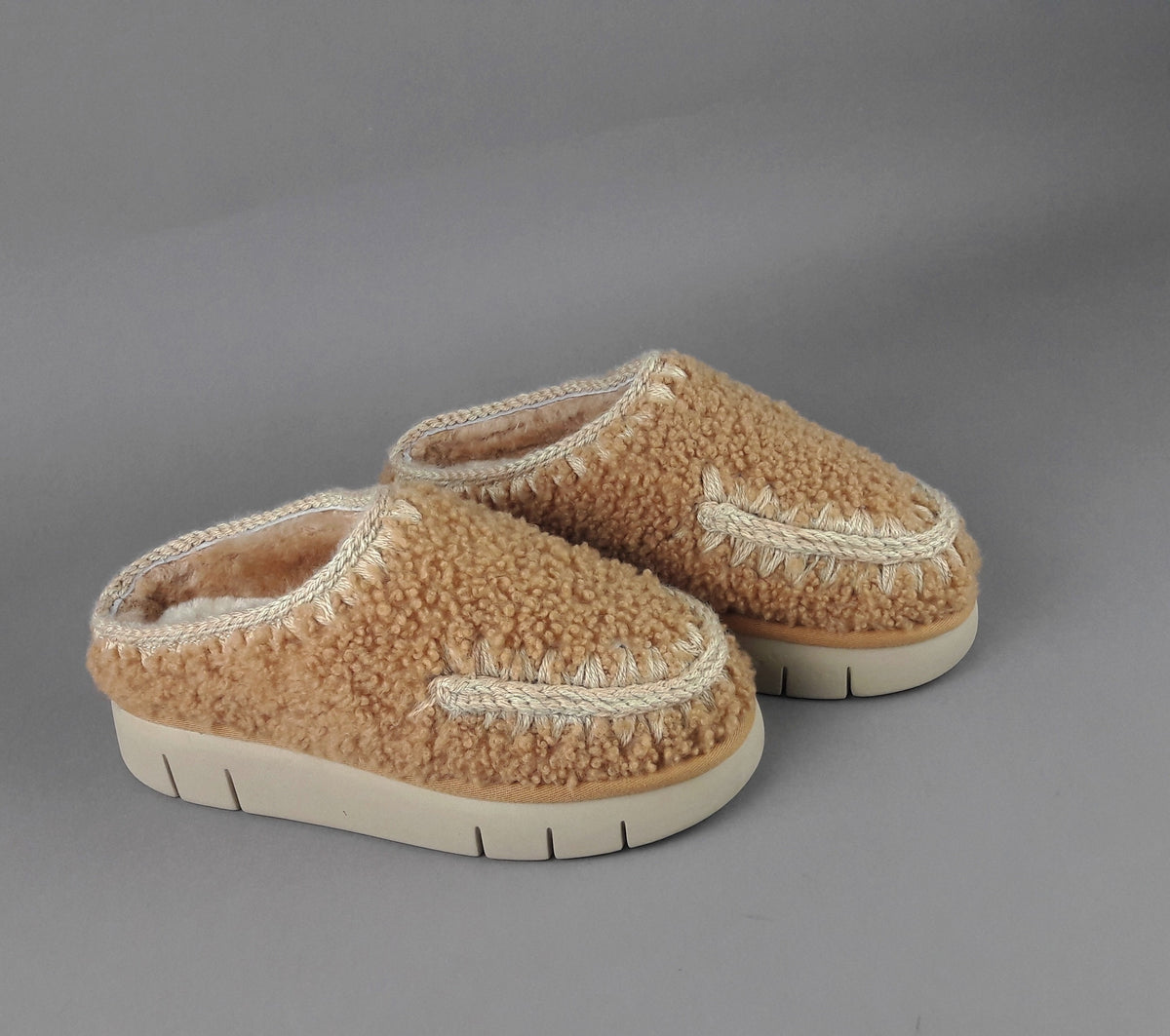 Mou Slipper Eskimo Bounce Donna Montone Effetto Bear Marrone Chiaro