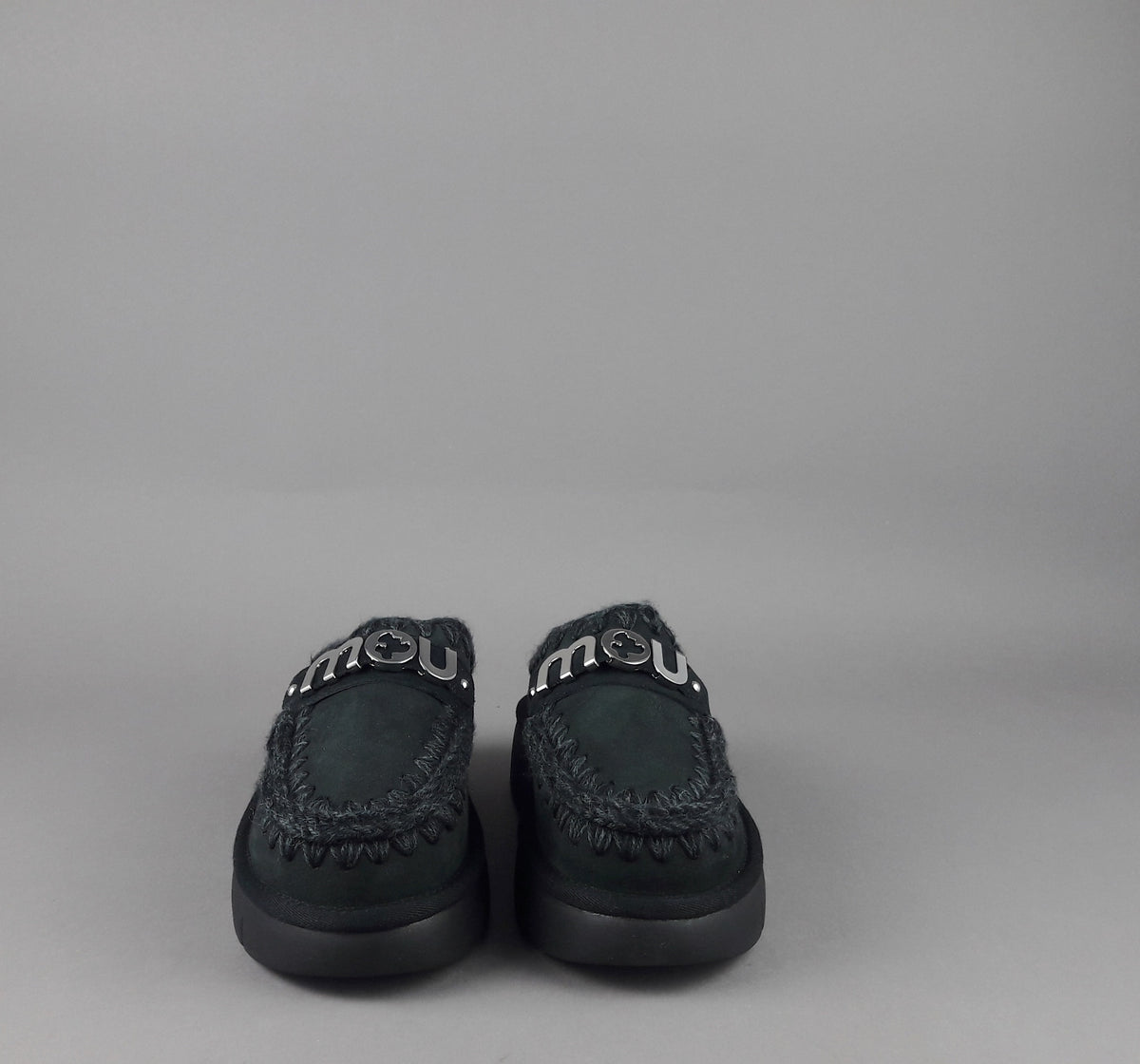 Mou Slipper Eskimo Bounce Donna Montone Nero