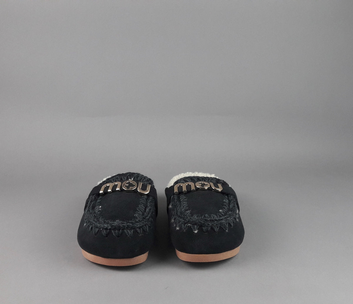 Mou Slipper Eskimo Donna Montone Double-Face Effetto Nero