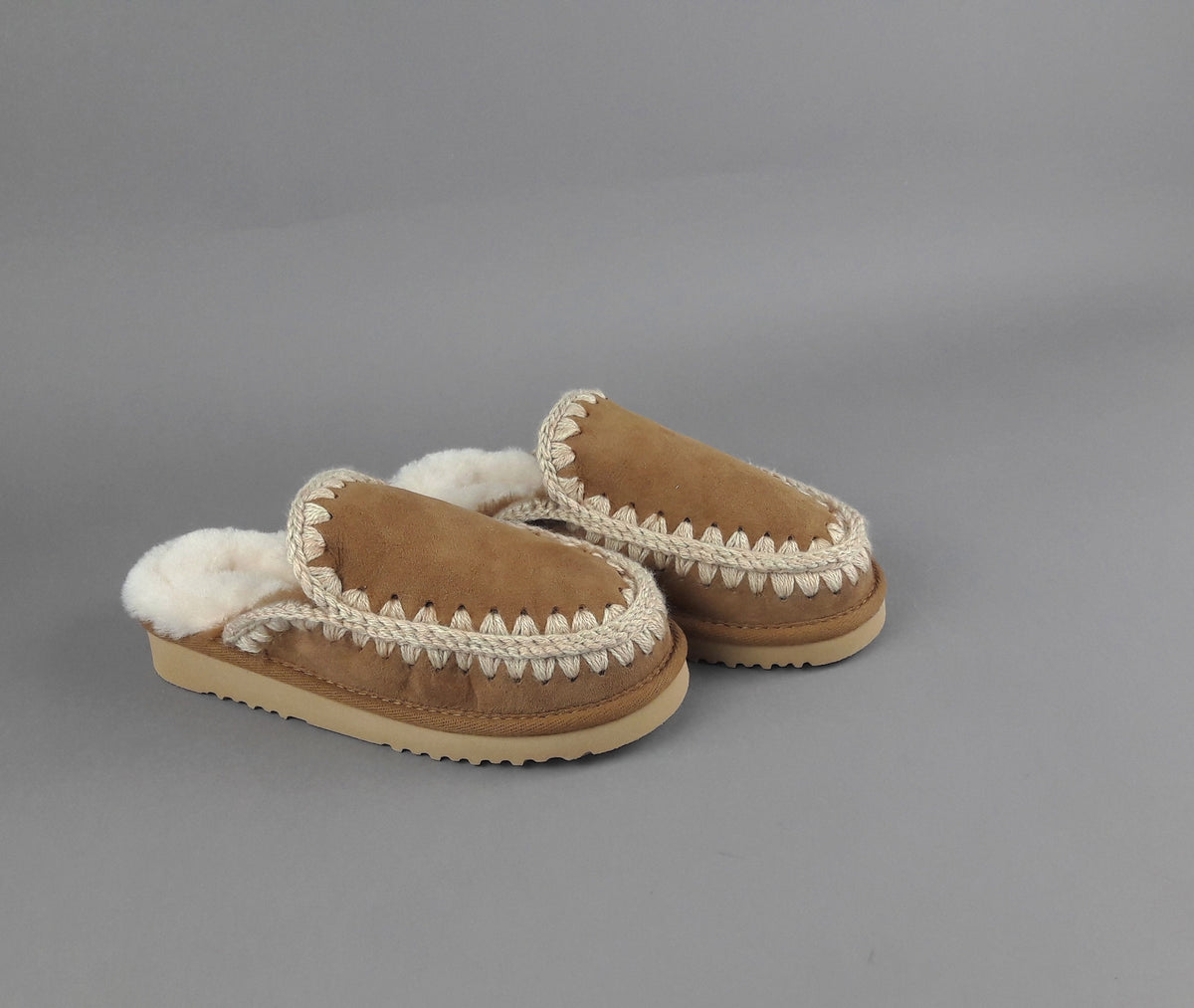 Mou Slipper Eskimo Donna Montone Marrone Chiaro