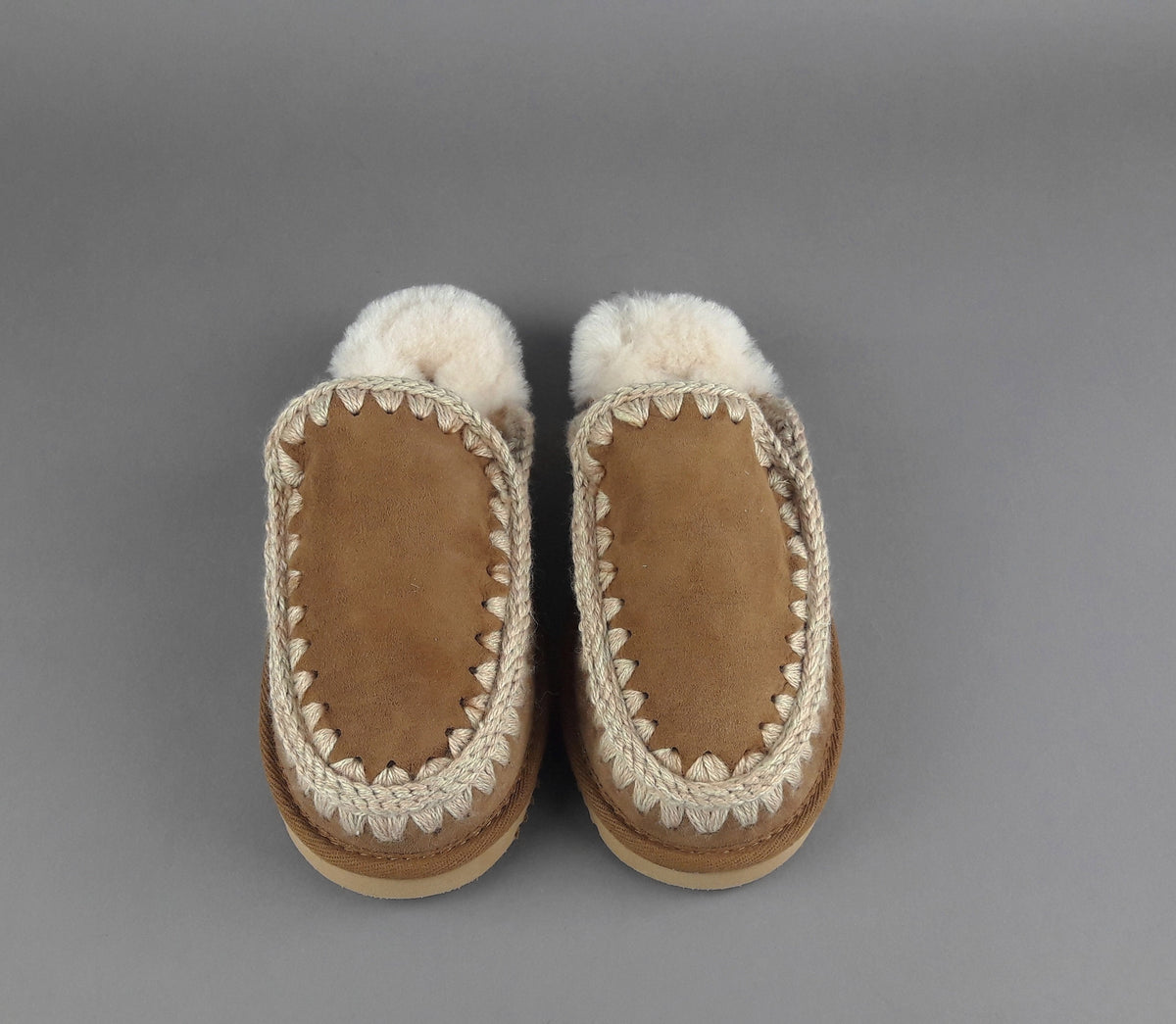 Mou Slipper Eskimo Donna Montone Marrone Chiaro