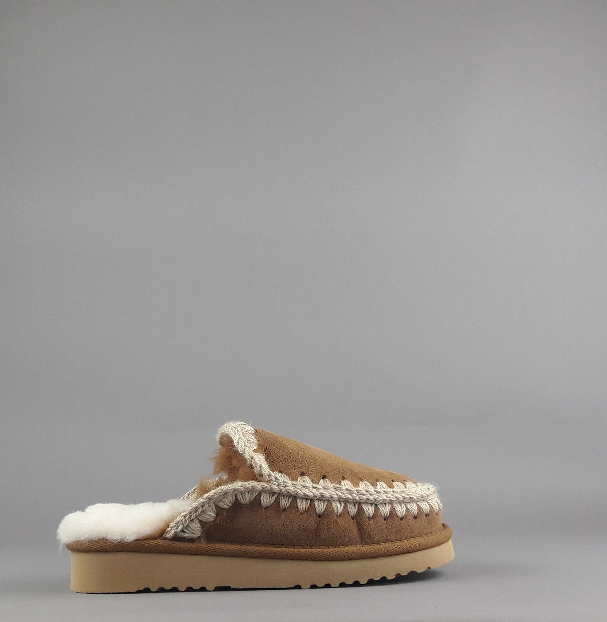 Mou Slipper Eskimo Donna Montone Marrone Chiaro