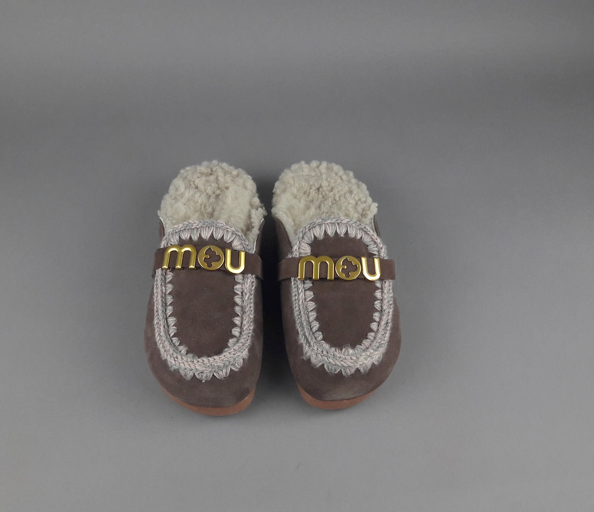 Mou Slipper Eskimo Donna Montone Marrone Scuro