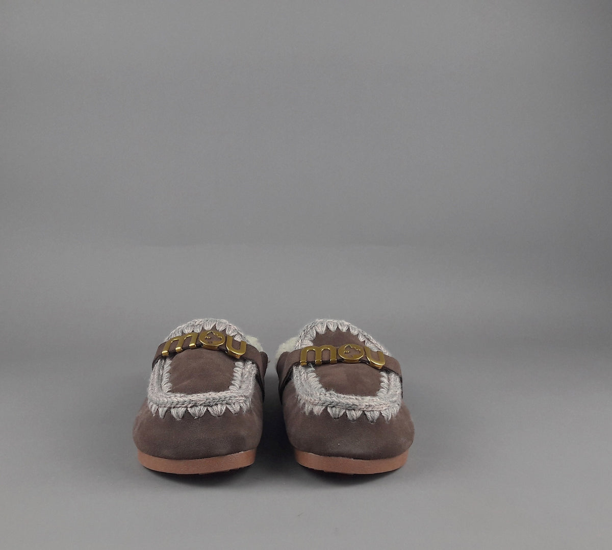 Mou Slipper Eskimo Donna Montone Marrone Scuro