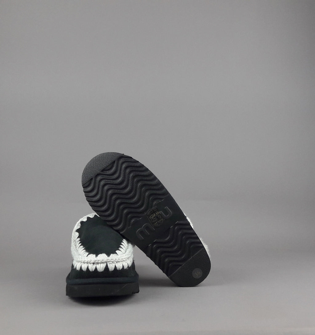 Mou Slipper Eskimo Donna Montone Nero