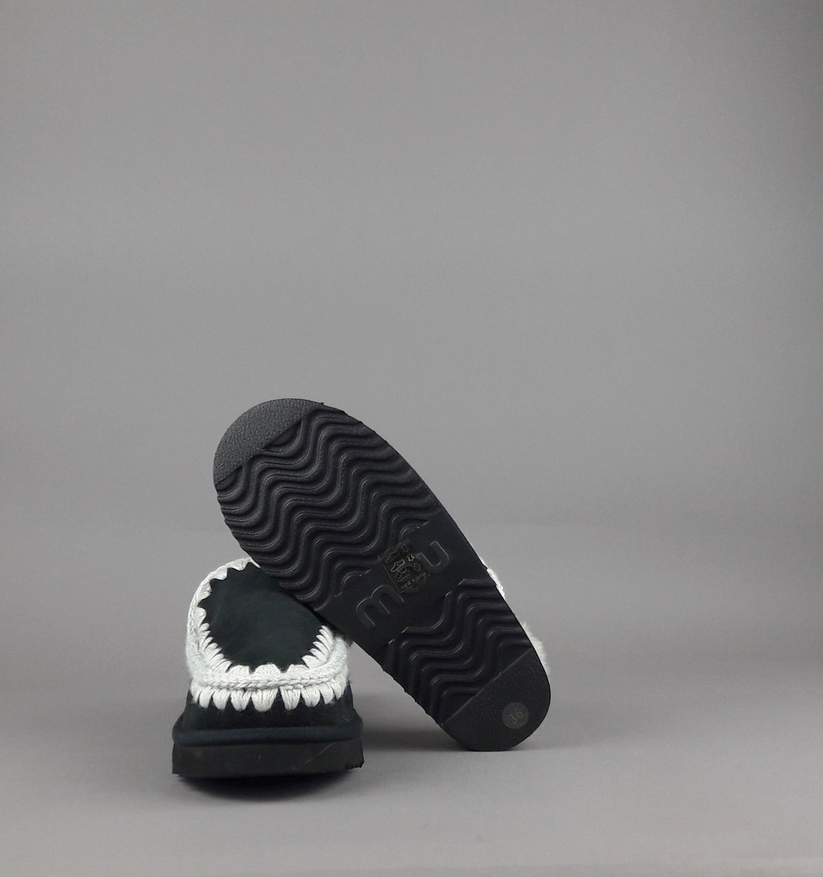 Mou Slipper Eskimo Donna Montone Nero