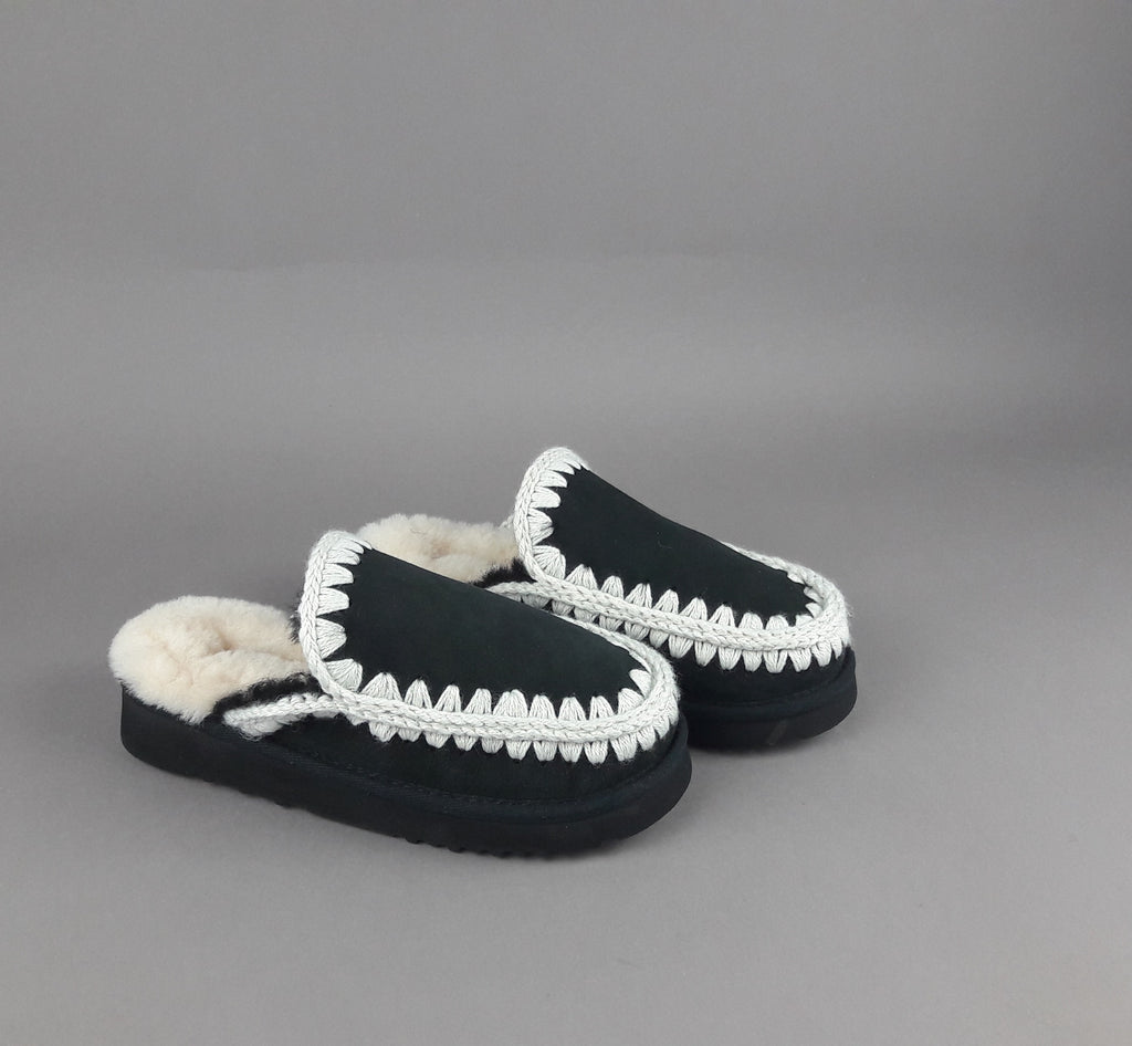 Mou Slipper Eskimo Donna Montone Nero