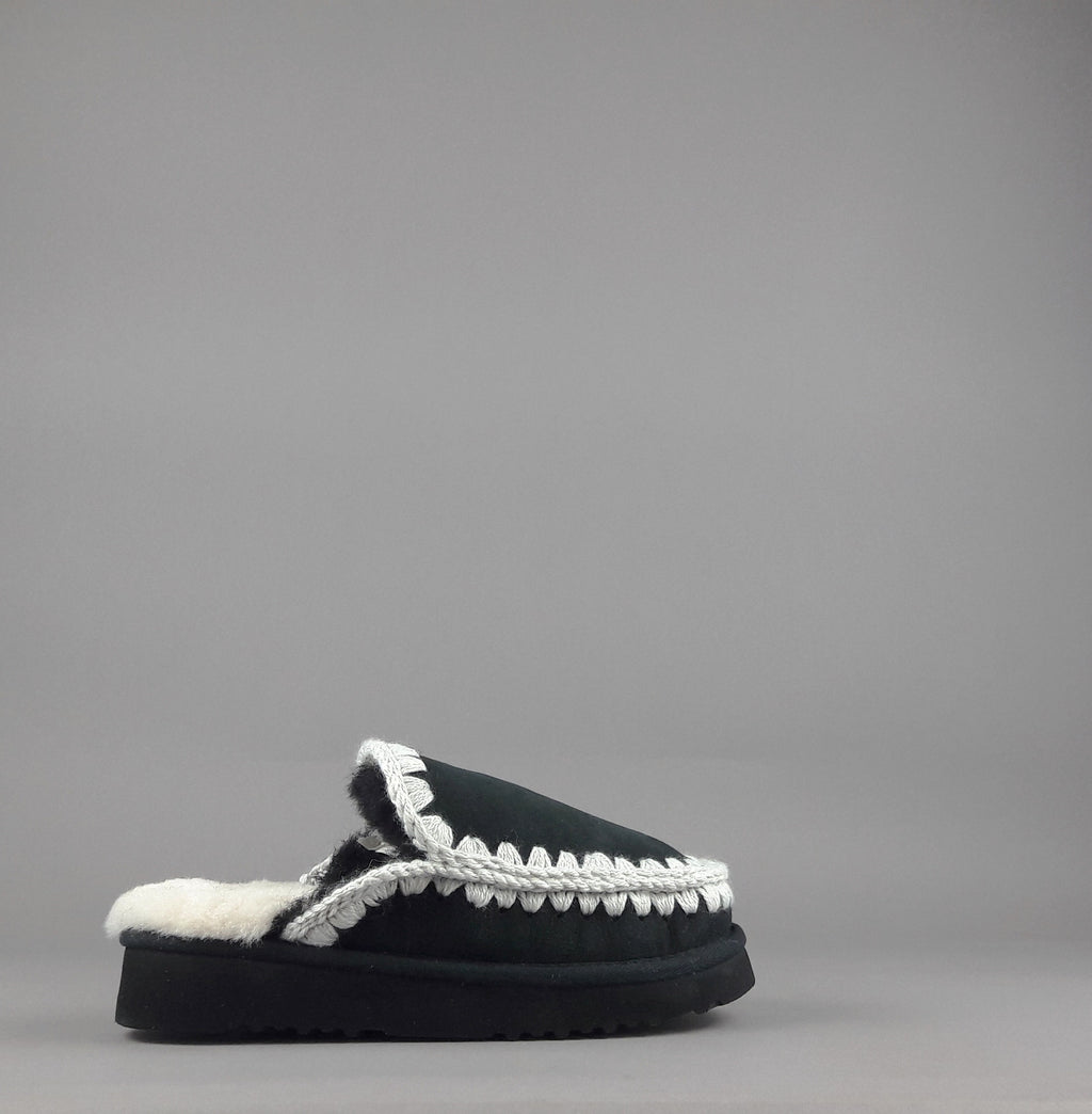 Mou Slipper Eskimo Donna Montone Nero