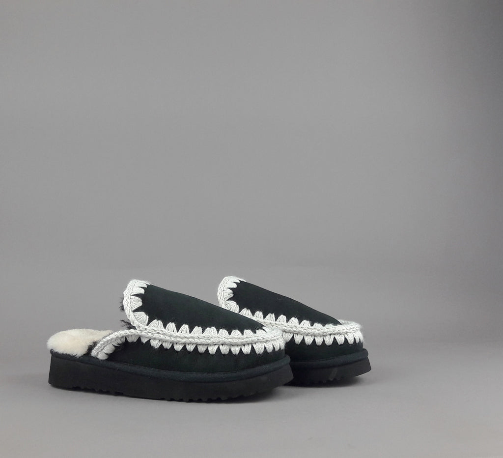 Mou Slipper Eskimo Donna Montone Nero