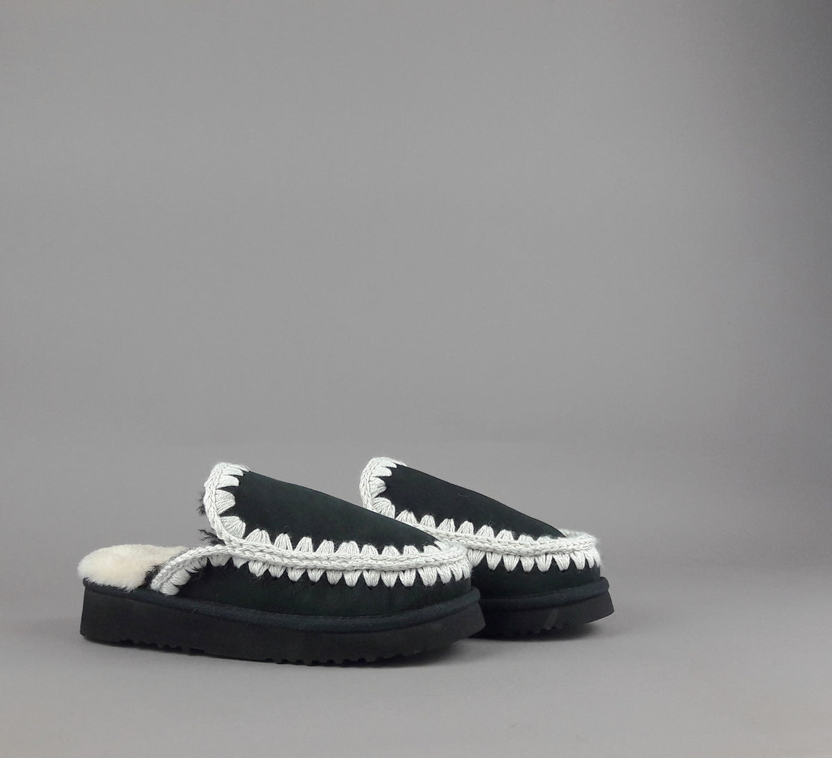 Mou Slipper Eskimo Donna Montone Nero