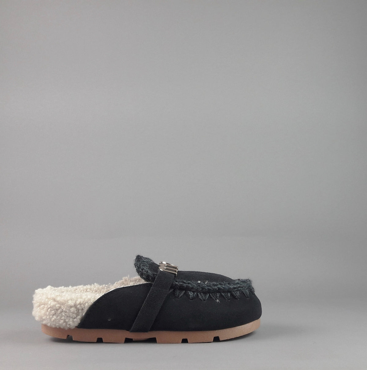 Mou Slipper Eskimo Donna Montone Nero