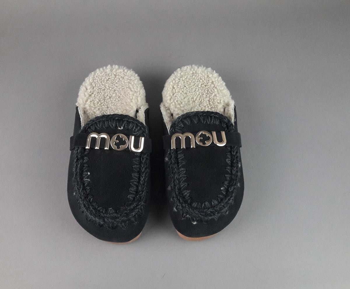 Mou Slipper Eskimo Donna Montone Nero