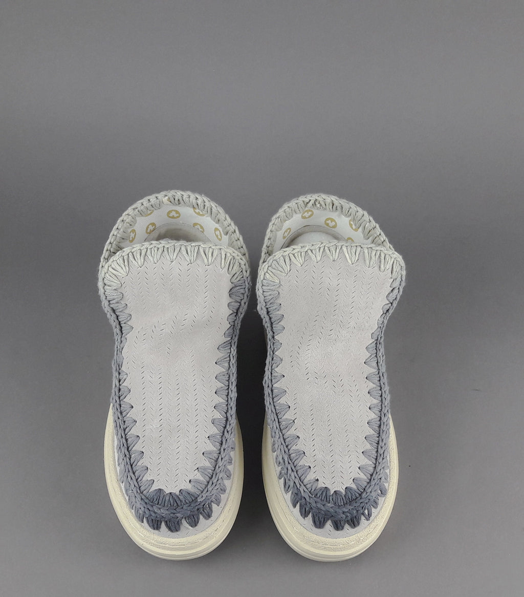 Mou Summer Eskimo Sneakers Donna Camoscio Traforato Grigio Charo