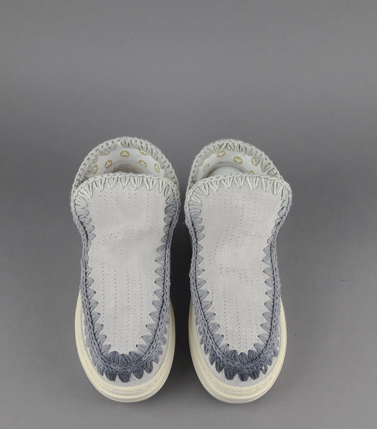 Mou Summer Eskimo Sneakers Donna Camoscio Traforato Grigio Charo
