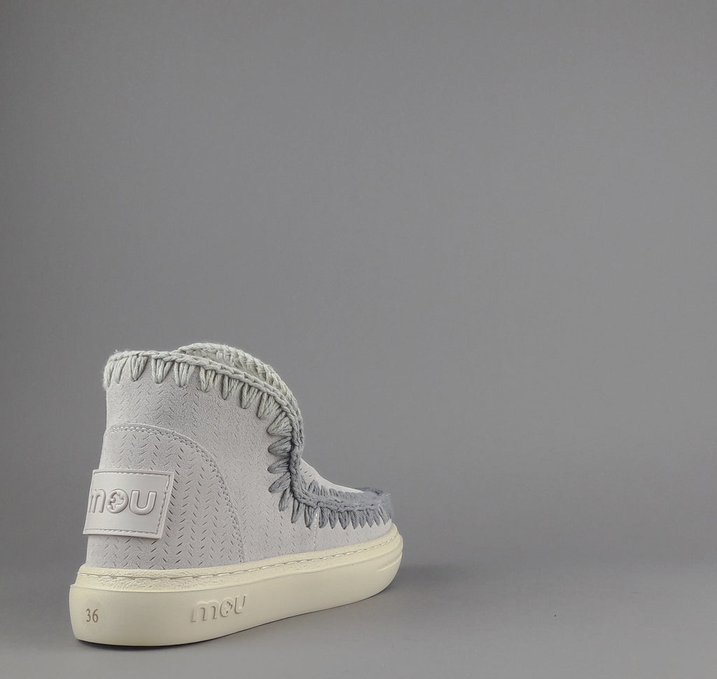 Mou Summer Eskimo Sneakers Donna Camoscio Traforato Grigio Charo